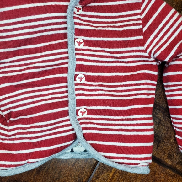 Burt's Bees Baby Reversable Holiday Sweater - Picture 3 of 9